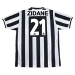 1996-97  Juventus Del Piero #10 Zidane #21 Retro Jersey Home Replica - Image 3