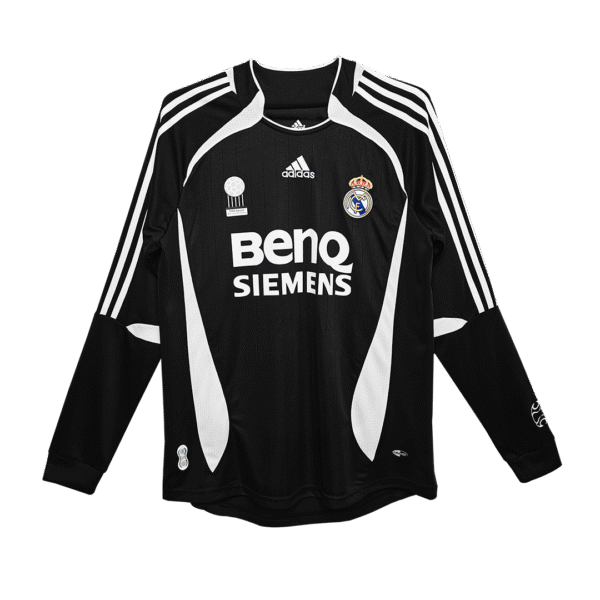 06-07 Real Madrid Away Retro Jersey Long Sleeve
