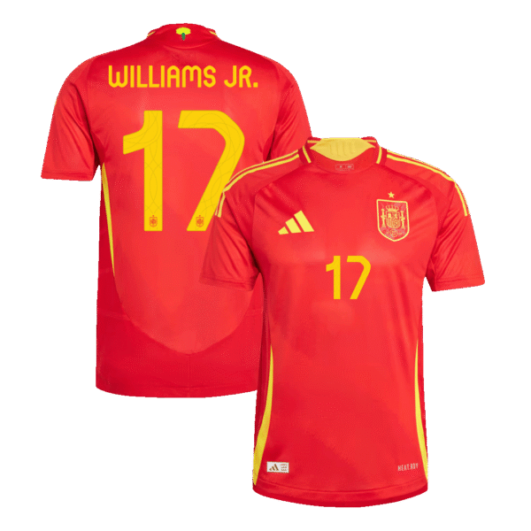 WILLIAMS JR. 17# 2024  Spain Nation Home Jersey Player Version EURO
