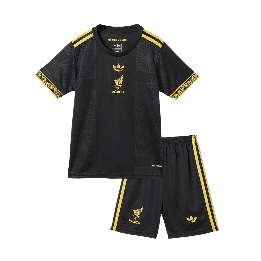 1dc4bb802f7a385a7c2d2299e46e8a22 Kids Mexico Custom Third Away Soccer Kits 2025 Gold Cup - Image 1