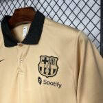 NIKE Men 24-25 Barcelona Khaki POLO Shirt - Image 2