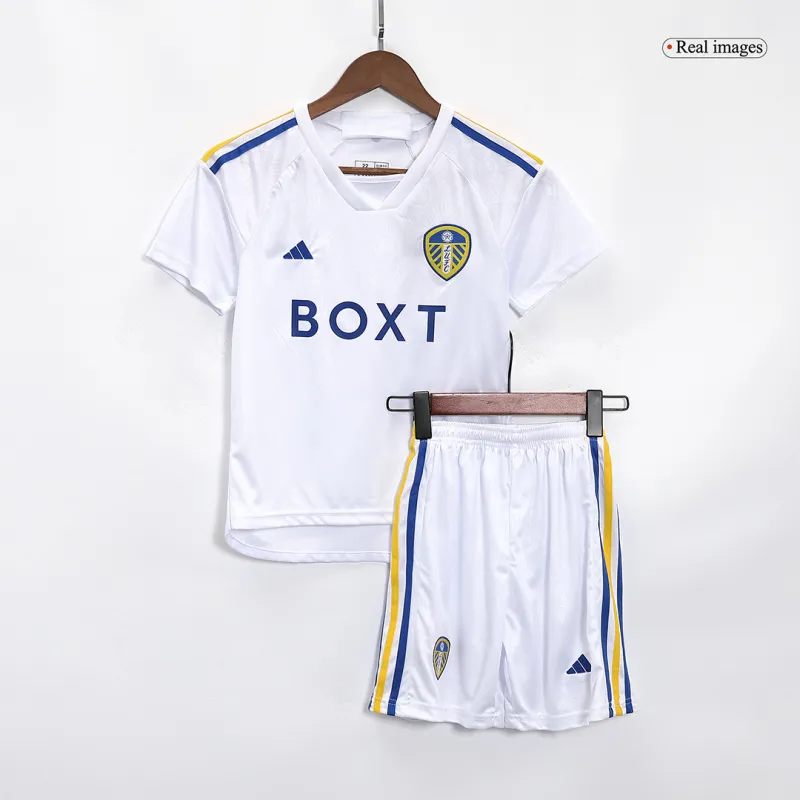 1f196ff774 Kids Leeds United 2023/24 Home Kit Jersey+Shorts - Image 2