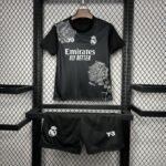 Y3 Real Madrid 24-25 Kids Kits Black Youth Apparels Jersey - Image 2