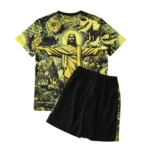 2024 Brazil Christ the Redeemer Special Kids Kit Shirt Football - Image 2