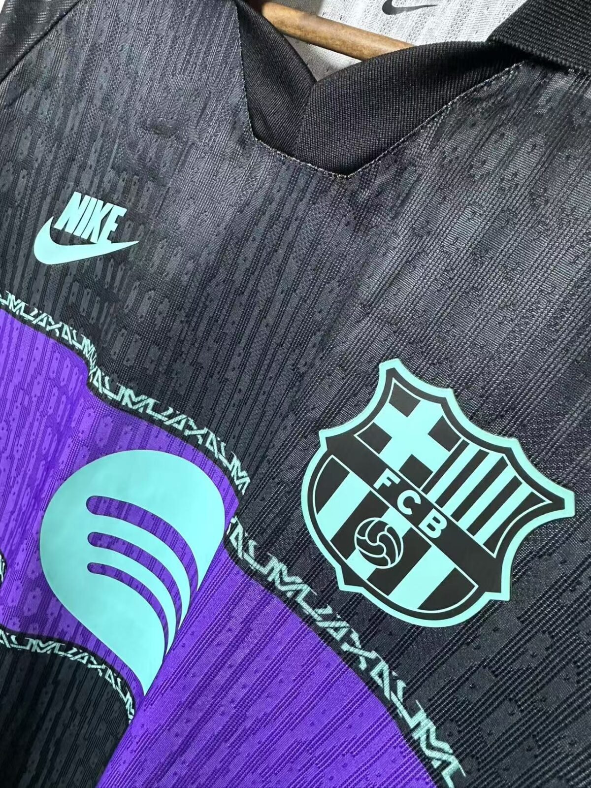 Barcelona Black Special Edition Shirt Football Jersey Player Version 25-26 - Image 3