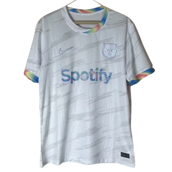Barcelona White Shirt Soccer Jersey 25-26