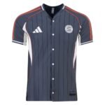 Bayern Munich Baseball style Pre Match Casual Training Soccer shirt 25-26
