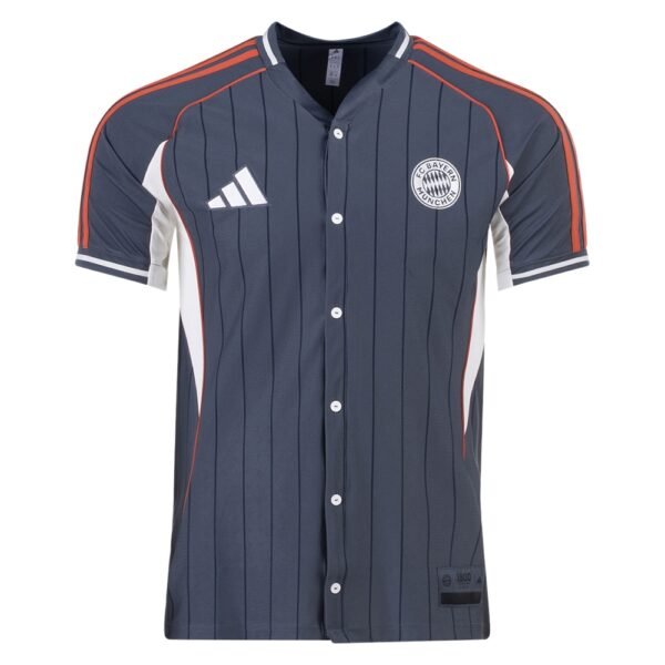 Bayern Munich Baseball style Pre Match Casual Training Soccer shirt 25-26