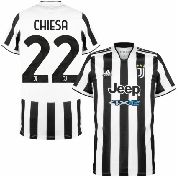 Juventus Home Retro Chiesa 22 Shirt 2021-2022