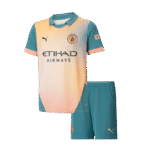 24-25 Manchester City Fourth Special Kids Kit Jersey+Shorts - Image 2