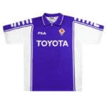 Fiorentina BATISTUTA #9 RUI COSTA #10    1999/00 Retro Jersey Home - Image 2