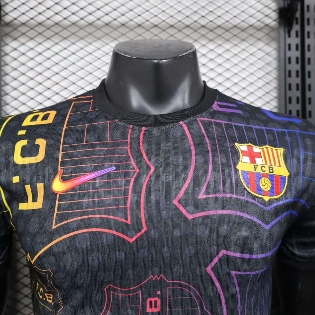 Barcelona black shirt jersey player version  25-26 - Image 8