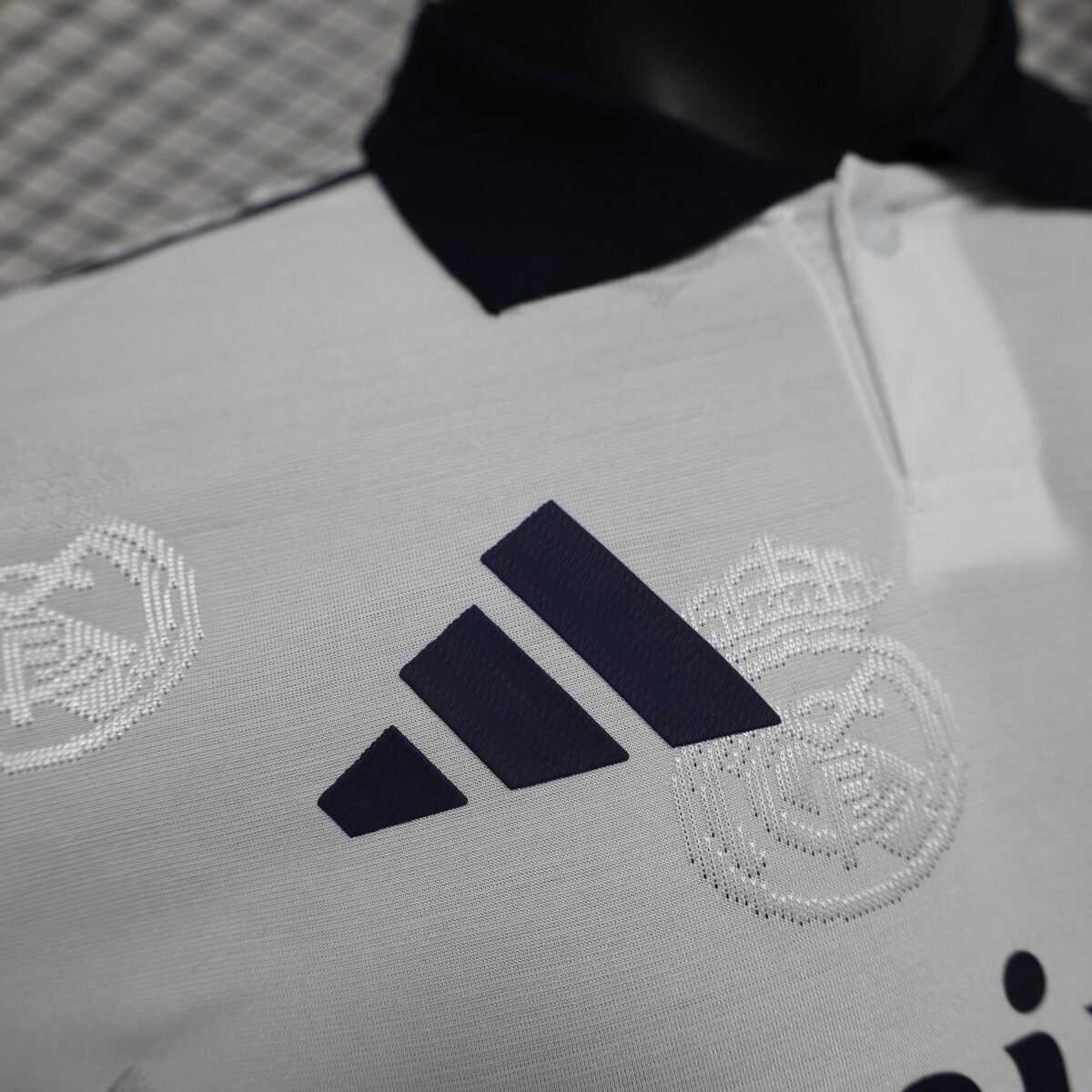 Real Madrid Men's Polo Shirt White 25-26 - Image 3