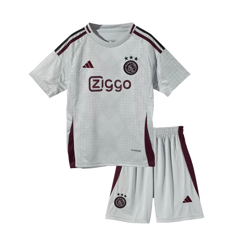 Kids Ajax Custom Third Away Soccer Kits 2024/25 - bestsoccerstore