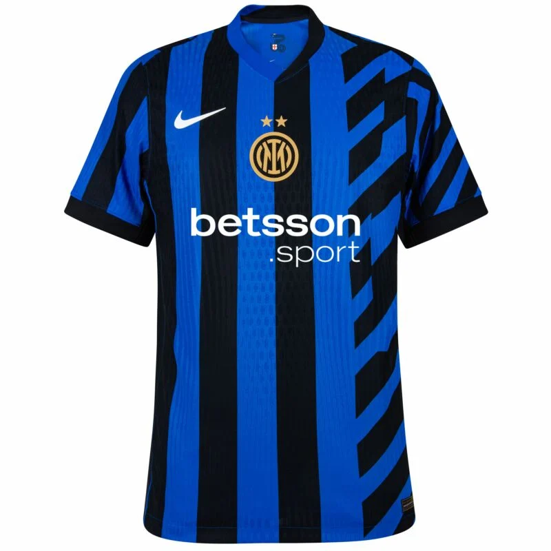 256-855b Inter Milan Home Barella 23 Shirt 2024-2025 Fan version Size:S-4XL(Non-Customize) - Image 3