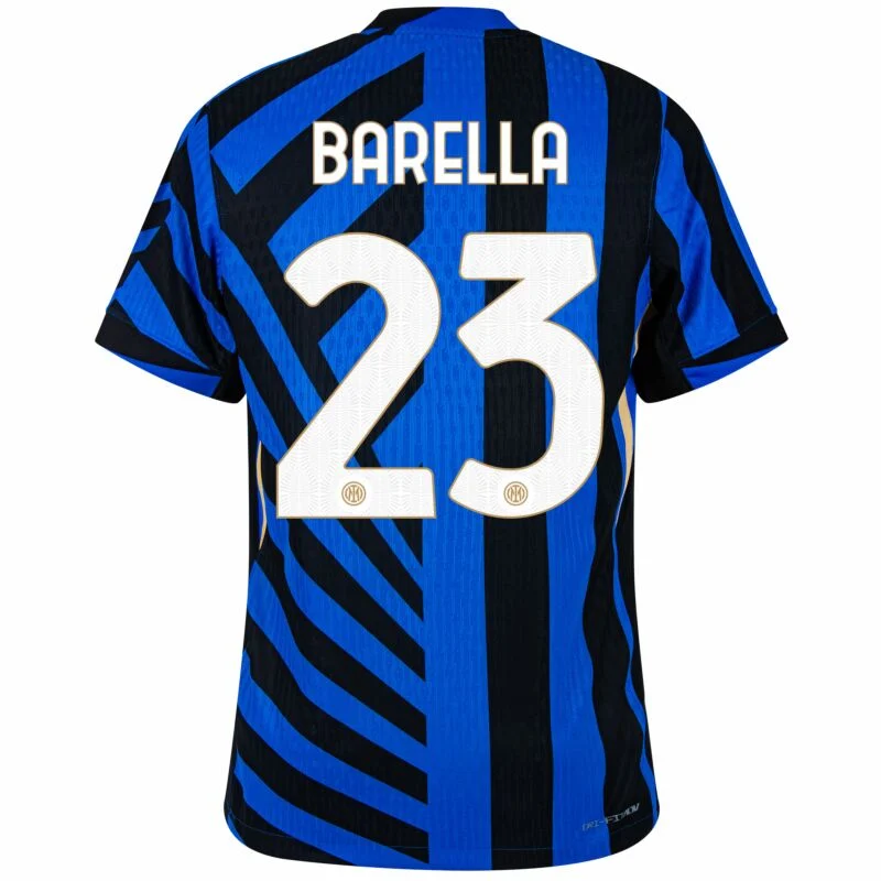 258-af71 Inter Milan Home Barella 23 Shirt 2024-2025 Player version Size:S-2XL(Non-Customize) - Image 2