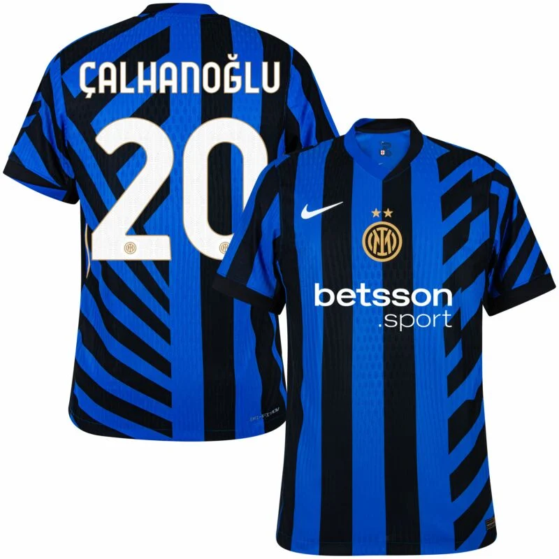 260-254d Inter Milan Home Çalhanoğlu 20 Shirt 2024-2025 Player version Size:S-2XL(Non-Customize) - Image 1