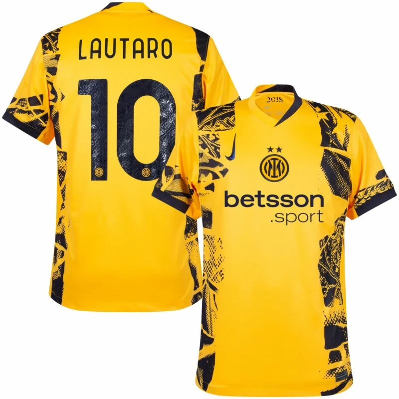 291 Inter Milan Third  Lautaro 10 Shirt 2024-2025 Size:S-4XL(Non-Customize ) - Image 1