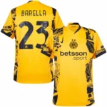 Inter Milan Third  Barella 23 Shirt 2024-2025 Size:S-4XL(Non-Customize )