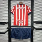 24-25 Chivas Home Soccer Kids kit Jersey+Shorts - Image 3