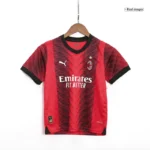 23-24 Kids AC Milan Jersey Home Kit - Image 6