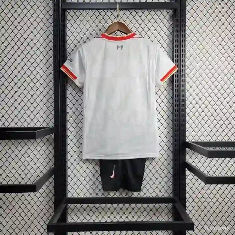 2b5591687d 24-25 Liverpool Third Kids Kits Youth Apparels Football Jersey - Image 3