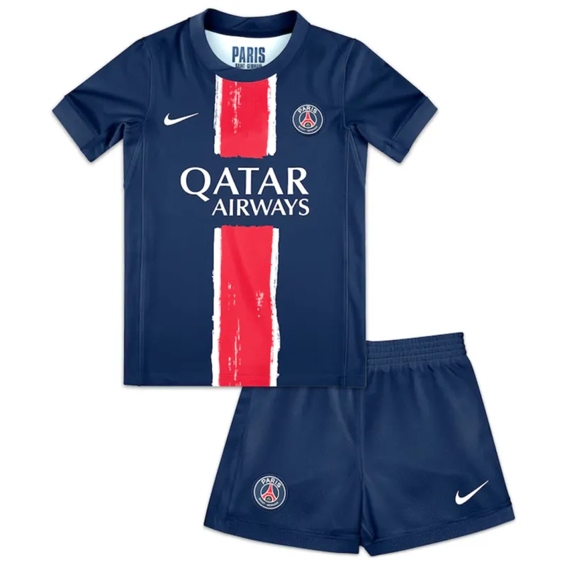 2b779625d2 24-25 PSG Saint-Germain Home Soccer Kids Kit Jersey+Shorts - Image 1