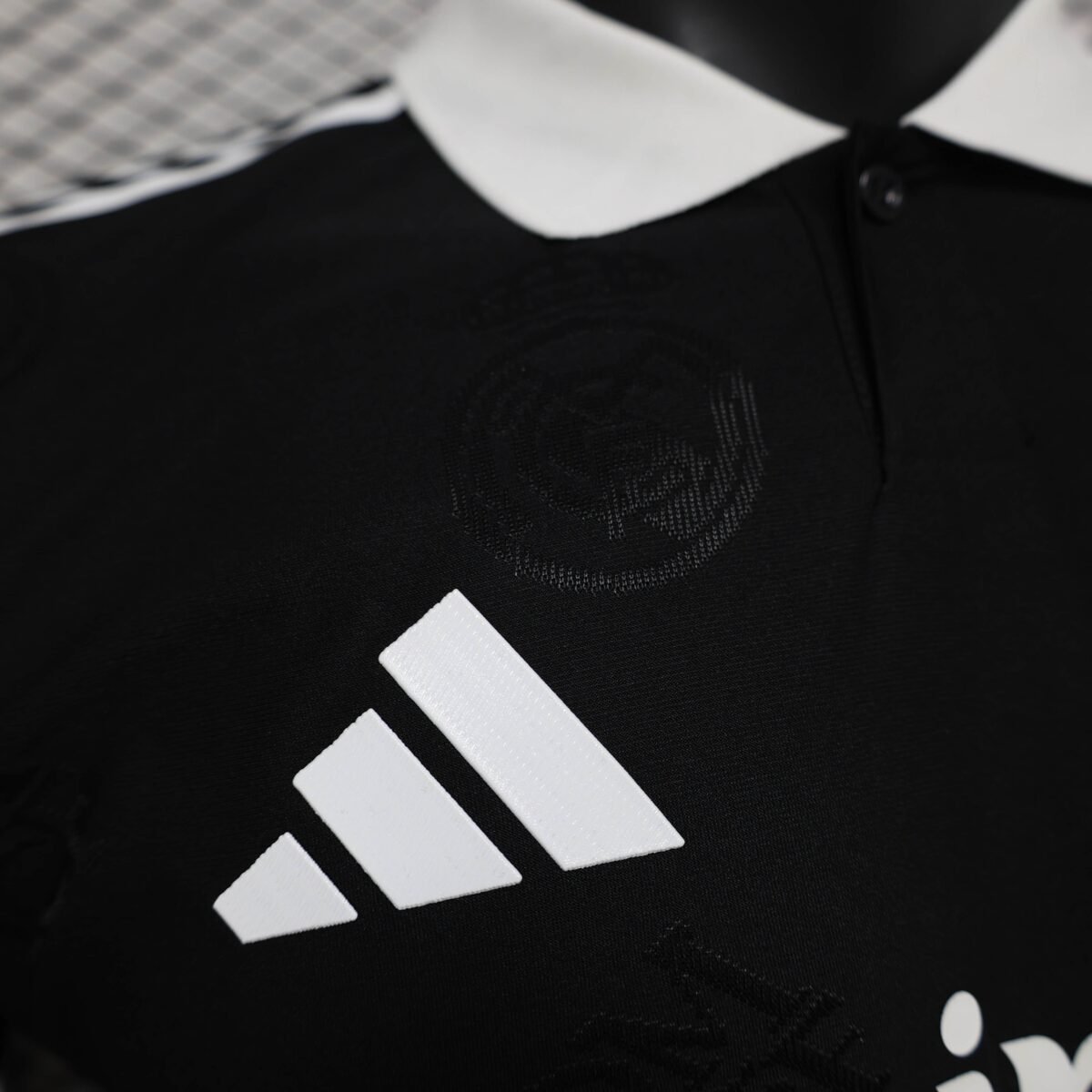 Real Madrid Men's Polo Shirt Black 25-26 - Image 2