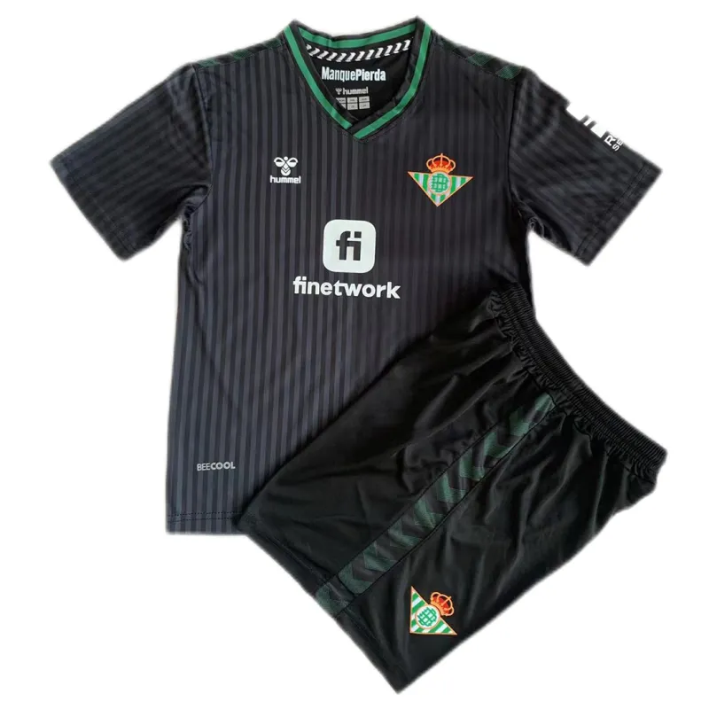 2e98b5c382 Kids Real Betis 2023/24  Third Kit Jersey+Short - Image 1