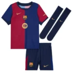 2024-25 Kids Barcelona Home Full Kit(Jersey+Shorts+Socks) - Spotify Logo Without Text
