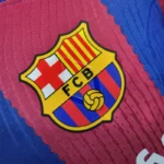 2023-24 Barcelona Home Shirt Soccer Jersey Player Version Replica - Image 2