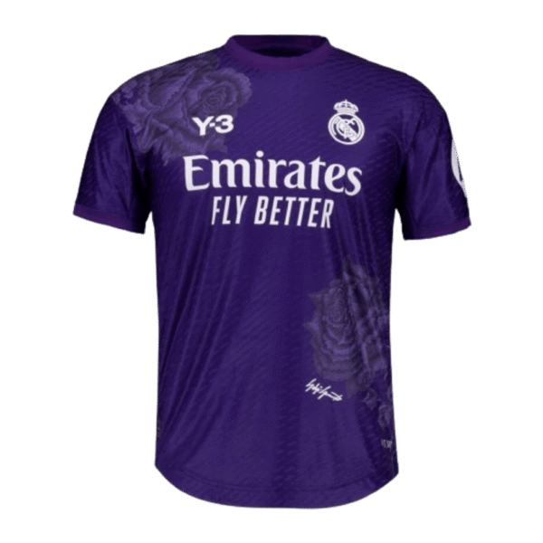 Y3 Real Madrid 24-25 Purple Shirt Football Jersey
