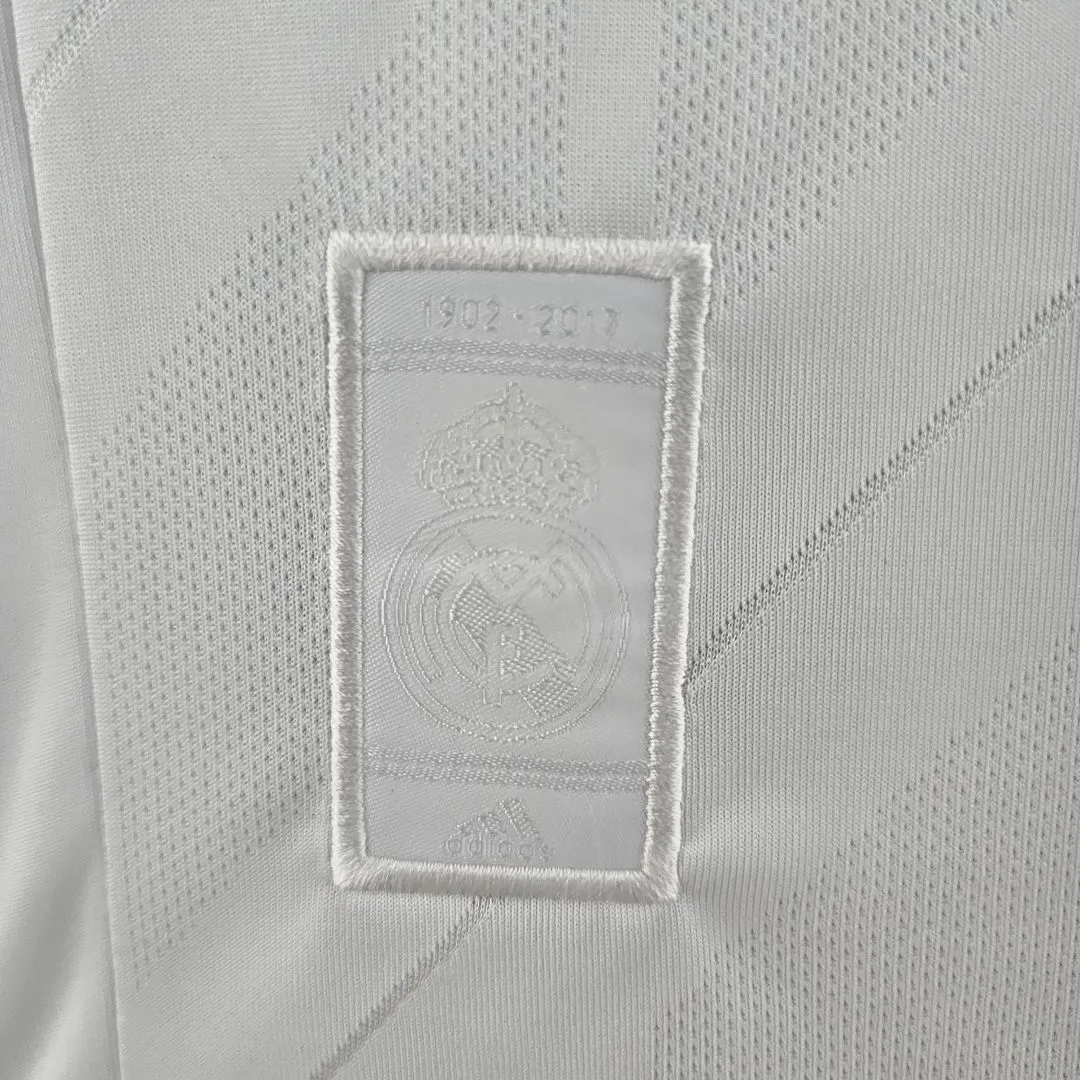 306 Real Madrid Retro Jersey Home Shirt 2017-18 - Image 7