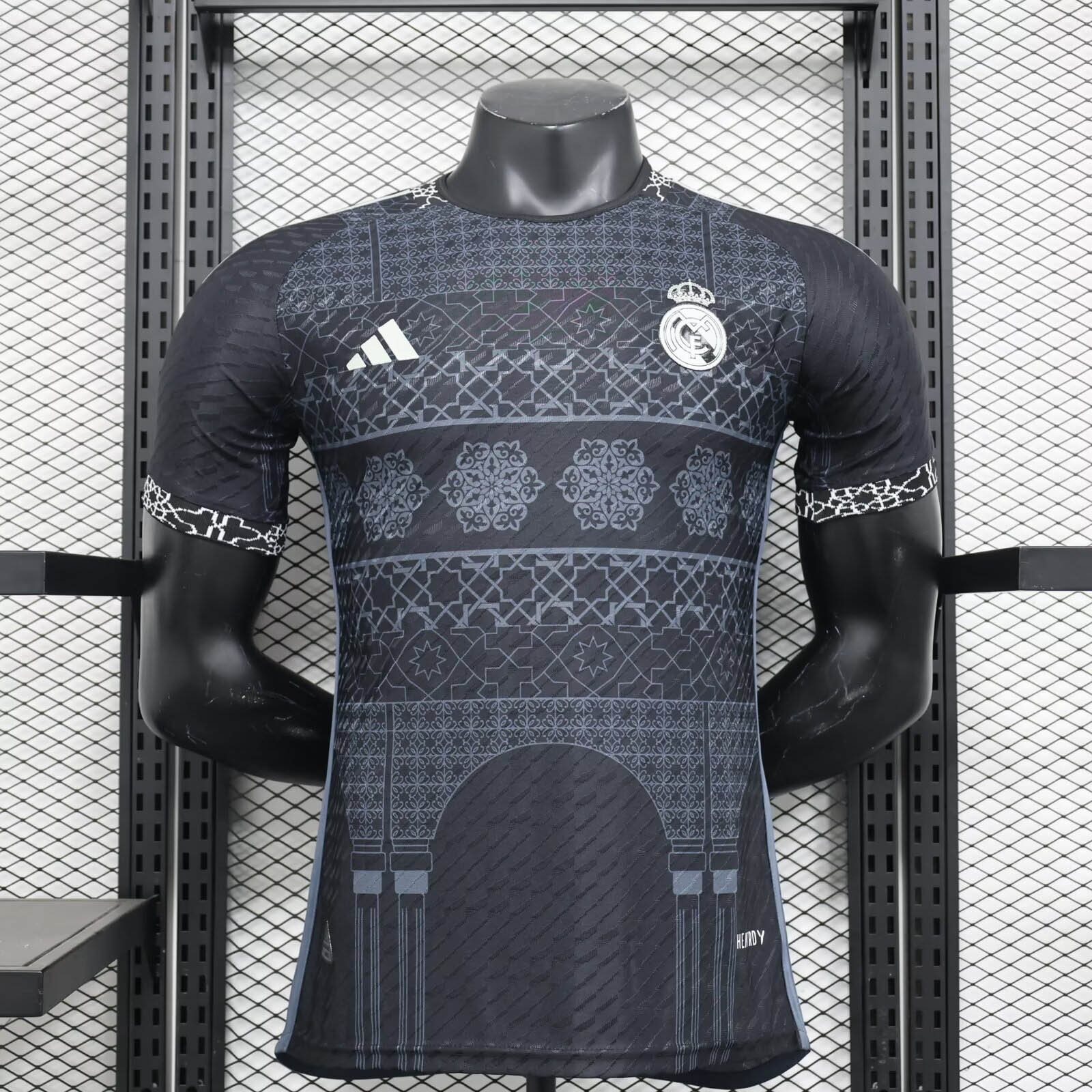 30a333d27f Real Madrid 24-25 Special Edition Black Mandala Player Version Shirt Sport - Image 2