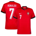 Portugal Home Ronaldo 7 （CR7 ）Shirt 2024-2025 Fan / Player version  Size：S-2XL Non-Customize