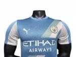 Manchester City  Blue football shirt 25-26 Fan / Player version - Image 4