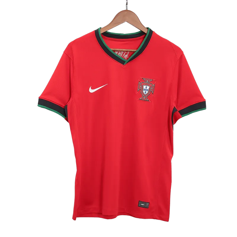 327098ffea 2024  Portugal Nation Home Whole Kit(Jersey+Shorts+Socks) Euro - Image 3