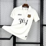 Barcelona POLO Shirt Lamin Yamal 304 White 24-25 - Image 2