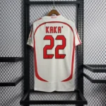 2006-07 AC Milan Ronaldo #99 Kakà #22 Maldini #3 Pirlo #21 UCL Final Retro Jersey Away Replica - Image 5