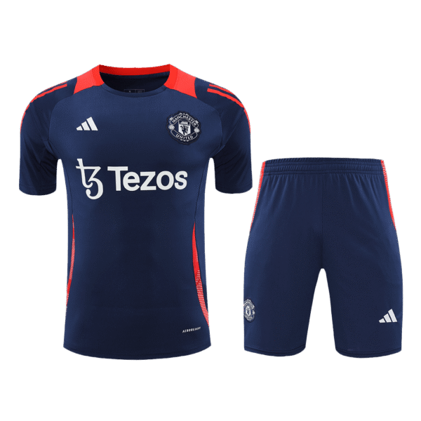 Manchester United Pre-Match Soccer Jersey Kit(Jersey+Shorts) 2024-25