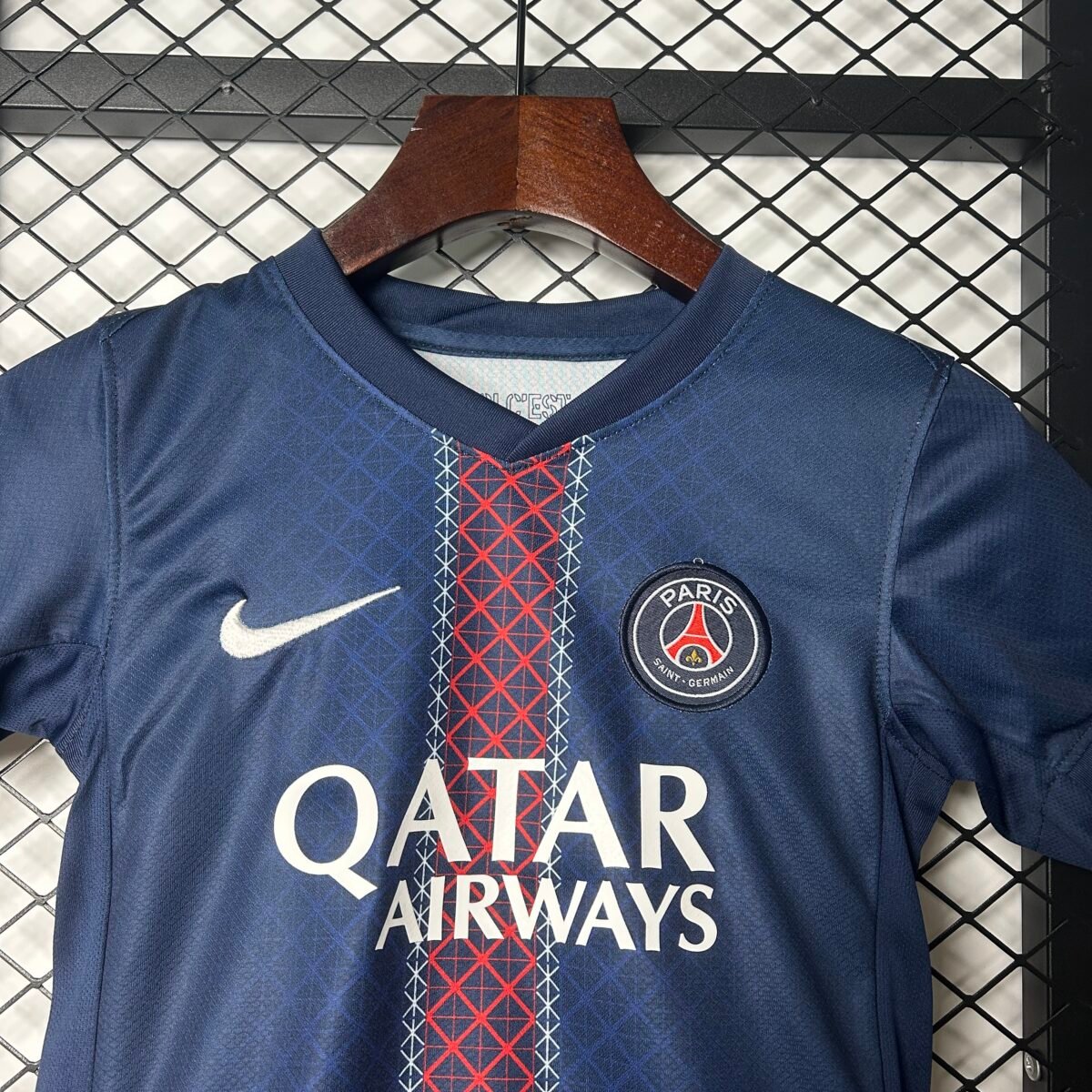Kids PSG Custom Home Soccer Kits 2025-26 - Image 9