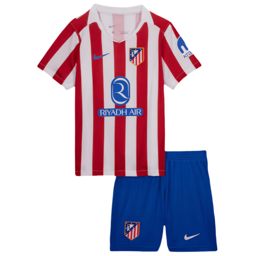 38 kids Atletico Madrid Home Soccer Kits 25-26 - Image 1