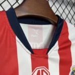 24-25 Chivas Home Soccer Kids kit Jersey+Shorts - Image 5