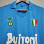 Napoli 1987/88 Retro Jersey Home - Image 3