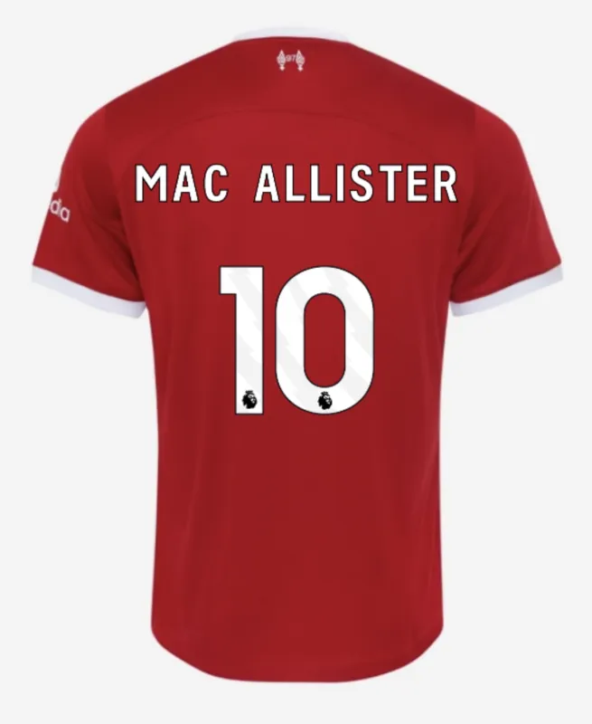3c5f8c99ef 2023-24 M.SALAH #11 VIRGIL #4 SZBOSZLAI #8 MAC ALLISTER #10 Liverpool Home Jersey - Image 3
