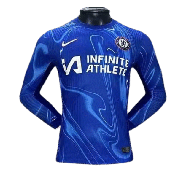 2024-25 Chelsea Club Home Player Version Long Sleeve Football Shirt