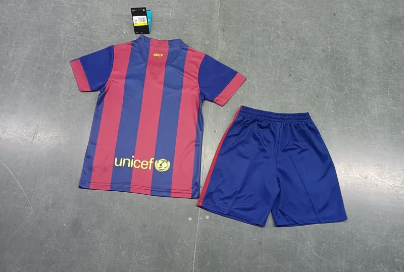 3f14d3439b Barcelona Home 2014-15 Retro Kids Kits Jersey+Shorts - Image 14