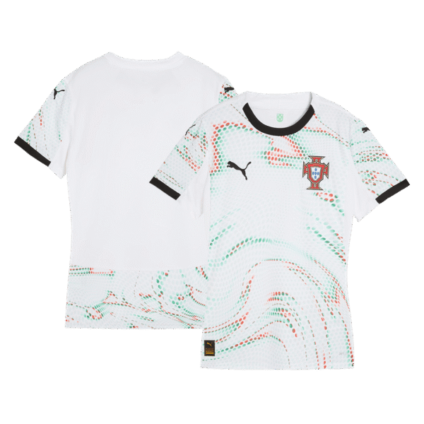Portugal Soccer Jersey Away Women's Custom Shirt Fans Version 2025