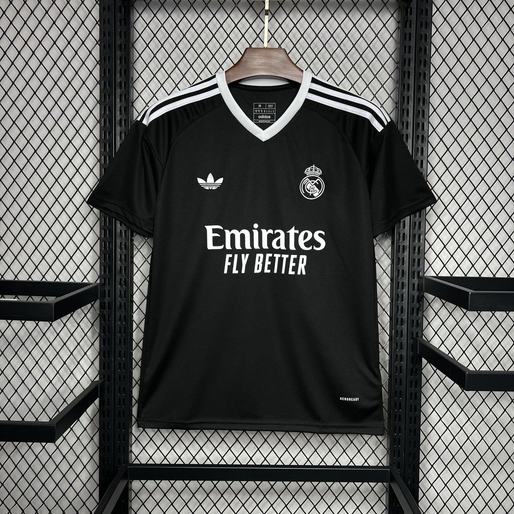 3f6e12ee8b Real Madrid 24-25 Black GoalKeeper Kit Soccer Uniforms Soccer Jersey - Image 2