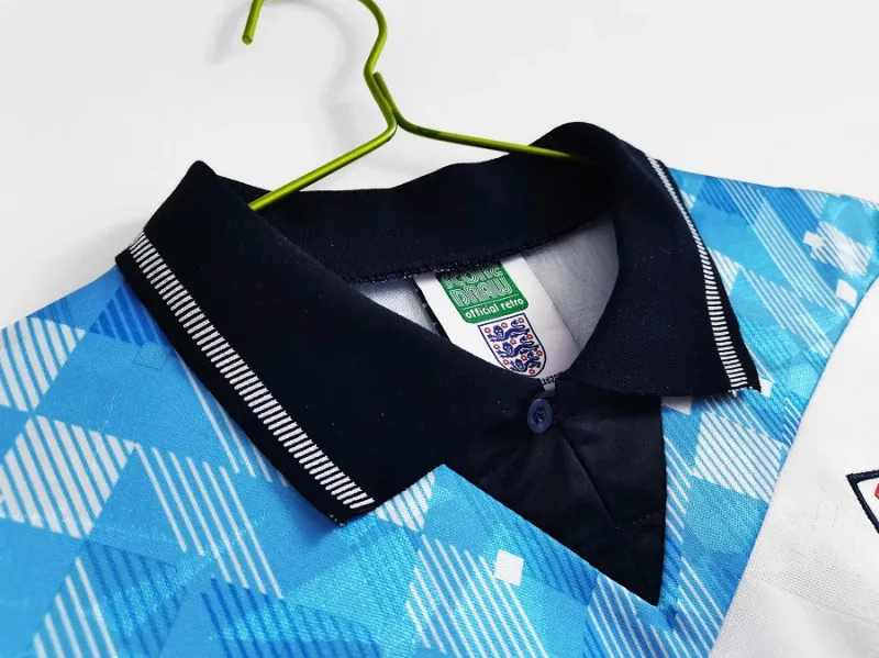 3f86e6b7e5 England 1990 Retro Soccer Jersey Mash-Up - Image 6